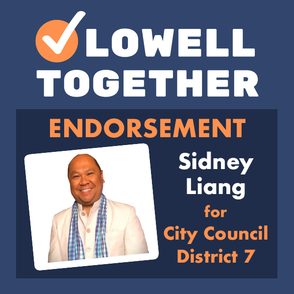 Solidarity Lowell endorses Sidney Liang for City Council District 7